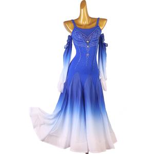Garuda SHOP レディース社交ダンス衣装ダンスドレス サイズ調整可能