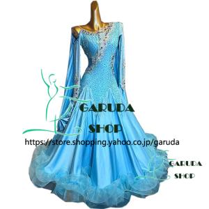 Garuda SHOP レディース社交ダンスドレス モダン競技ドレス ワルツ