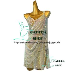 Garuda SHOP レディース社交ダンス衣装 競技ドレス ラテンドレス 高級