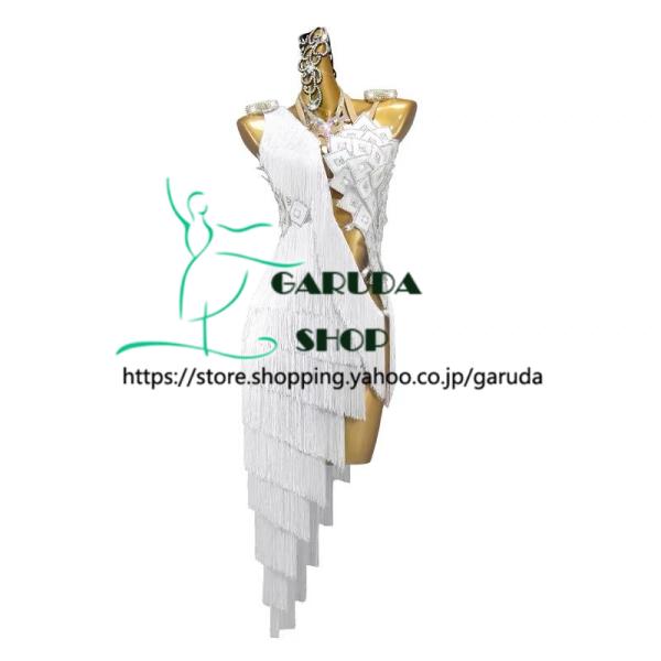 Garuda SHOP　レディース社交ダンス衣装　サイズ調整対応　ラテン練習競技レッスンウエア　パー...