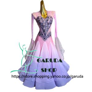 Garuda SHOP レディース社交ダンスドレス モダン競技ドレス ワルツ
