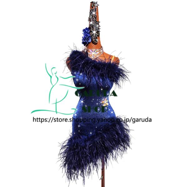Garuda SHOP　レディース社交ダンス衣装　サイズ調整対応　ラテン練習競技レッスンウエア　パー...