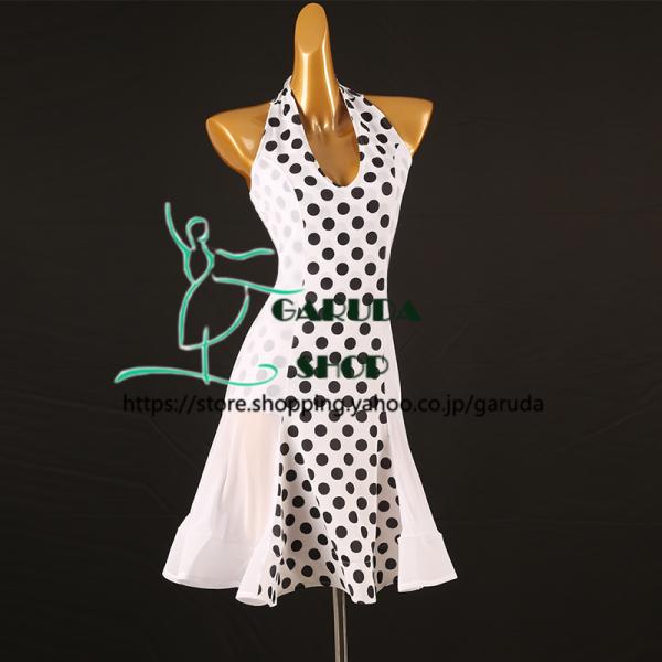 Garuda SHOP　レディース社交ダンス衣装　サイズ調整可　ラテン練習競技レッスンウエア　パーテ...