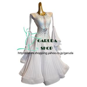 競技会・発表会に♪スタンダードドレスワンピース Garuda SHOP レディース社交ダンス衣装 競技ドレス ダンス練習ドレス