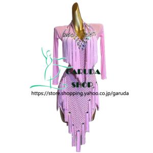 Garuda SHOP レディース社交ダンス衣装 競技ドレス ラテンドレス 高級