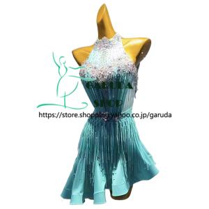 Garuda SHOP 社交ダンス高級衣装 セミオーダードレス ラテン競技高級