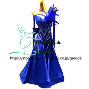 Garuda SHOP レディース社交ダンス衣装 競技ドレス ワルツドレス高級品