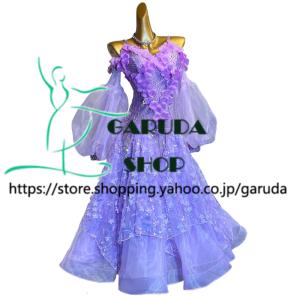 Garuda SHOP レディース社交ダンスドレス モダン競技ドレス ワルツ