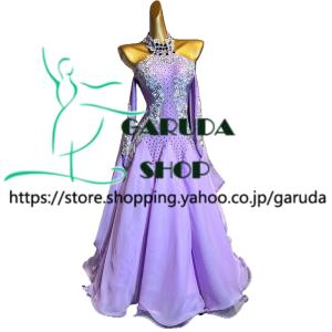 Garuda SHOP レディース社交ダンスドレス モダン競技ドレス ワルツ
