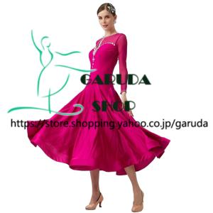 Garuda SHOP レディース社交ダンス衣装 競技ドレス 新入荷新品