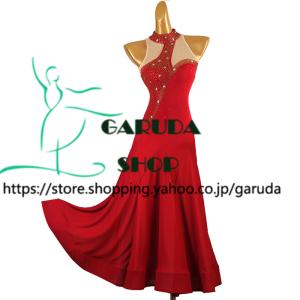 社交ダンスドレス　Mサイズ Garuda SHOP レディース社交ダンス衣装 ダンスドレス サイズ調整可能