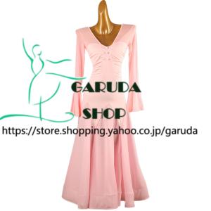 Garuda SHOP レディース社交ダンス衣装 ダンスドレス サイズ調整可能