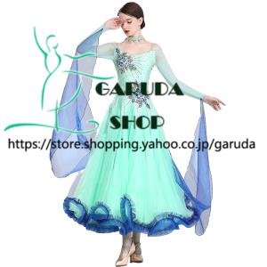 Garuda SHOP 社交ダンス競技ドレス デモ用 発表会用演出服