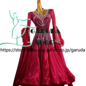 Garuda SHOP レディース社交ダンス衣装 競技ドレス モダンドレス高級