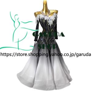 Garuda SHOP レディース社交ダンスドレス モダン競技ドレス ワルツ