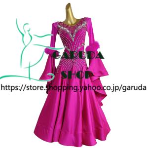 Garuda SHOP レディース社交ダンス衣装 競技ドレス モダンドレス高級