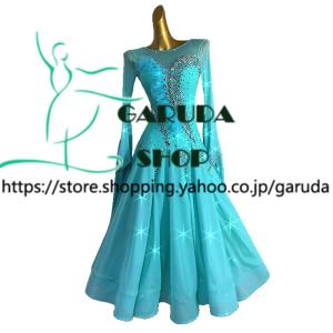 Garuda SHOP レディース社交ダンス衣装 競技ドレス モダンドレス