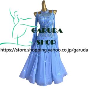Garuda SHOP レディース社交ダンス衣装 競技ドレス モダンドレス