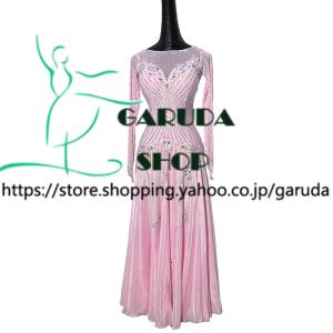 Garuda SHOP レディース社交ダンス衣装 競技ドレス ラテンドレス 高級