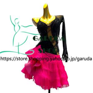 Garuda SHOP レディース社交ダンス衣装 競技ドレス ラテンドレス