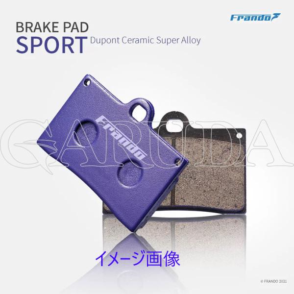 Frando フランドCT2-AP03（セラミック） F80A用 ブレーキパッド スポーツ