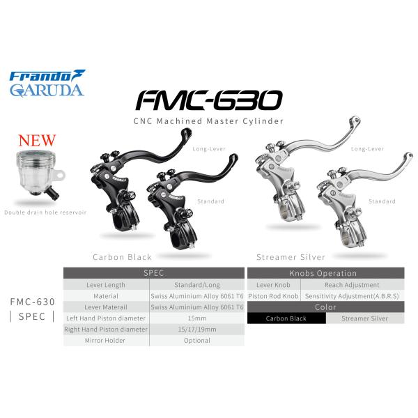 Frando フランド FMC-630 ラジアルマスターシリンダー 左 ロングレバー仕様 FMC63...