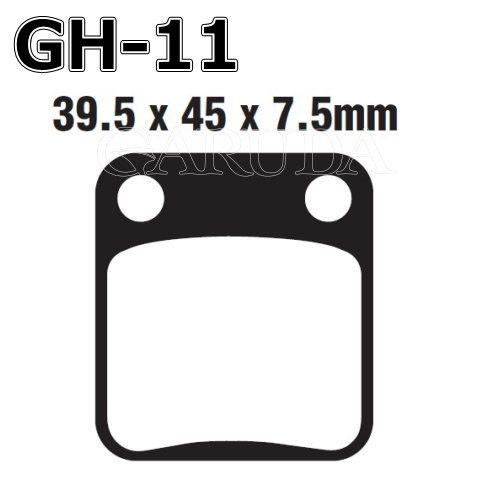 スズキ：DR200(フロント)等用 || GOODRIDGE ブレーキ・パッド G011T