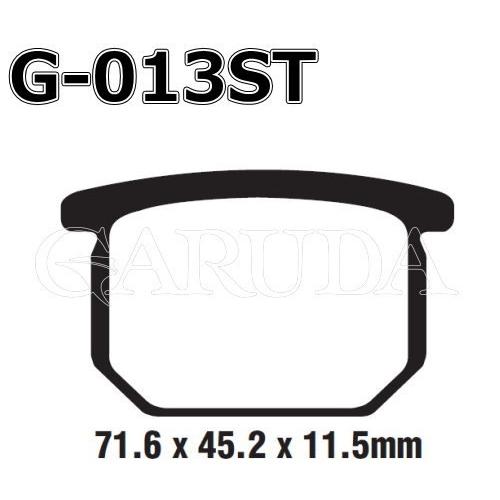スズキ：XN85ターボ(フロント)等用 || GOODRIDGE ブレーキ・パッド G013ST