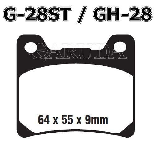 ヤマハ：XJR1300(リア)等用 || GOODRIDGE ブレーキ・パッド G028ST