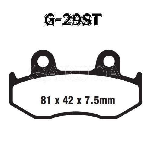 ホンダ：XLR250R (MD22)  (フロント)等用 || GOODRIDGE ブレーキ・パッド...