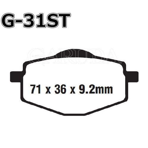 ヤマハ：セロー225(フロント)等用 || GOODRIDGE ブレーキ・パッド G031ST