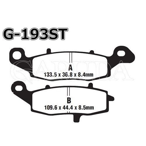 スズキ：SV650&lt;フロント・左&gt;等用 || GOODRIDGE ブレーキ・パッド G193ST