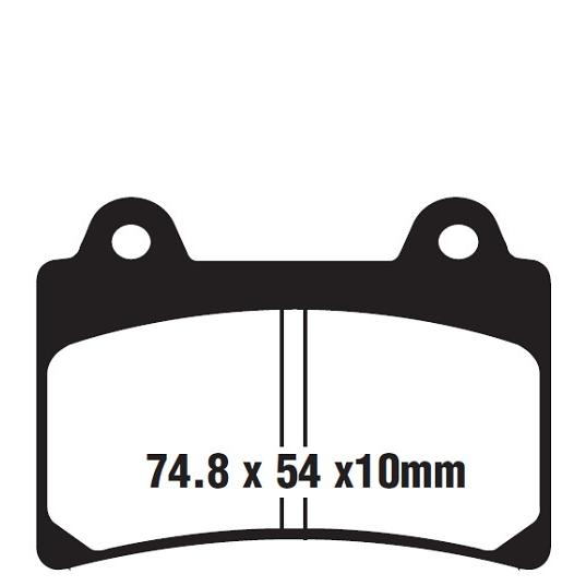 ヤマハ：XJR1200(フロント)等用 || GOODRIDGE ブレーキ・パッド GH039