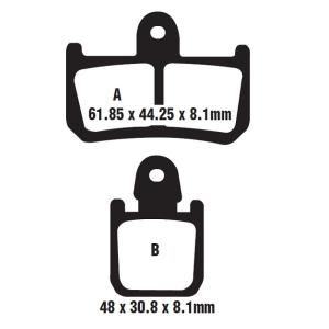 ヤマハ：YZF R1 07-13(フロント)等用  || GOODRIDGE ブレーキ・パッド GH...