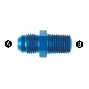 GOODRIDGE #:AN816-04-04D: GOODRIDGE<グッドリッジ>:  変換アダプター 7/16X20 JIC - 1/4X18NPT　アルミ｜garudaonlinestore