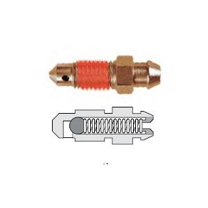 GOODRIDGE #:BN510PSB: M10XP=1.00：GOODRIDGE(グッドリッジ): ワンウェイ ブリードニップル クロメート