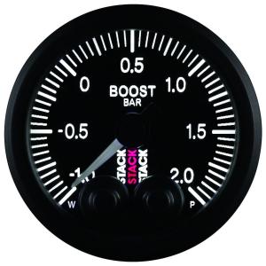 STACK(スタック)タコメーター ST200 0-6-15000rpm 白 : ゆにゅーや