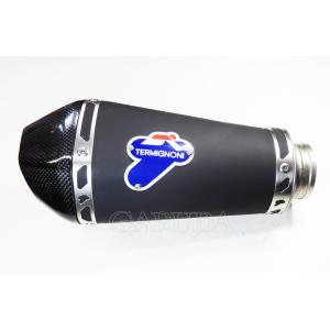 TERMIGNONI カワサキ・Z900 (20-21)  スリップオンサイレンサー・ブラック・ステン　コニカル/カーボンエンド・タイプ　(K087094SO01)｜garudaonlinestore
