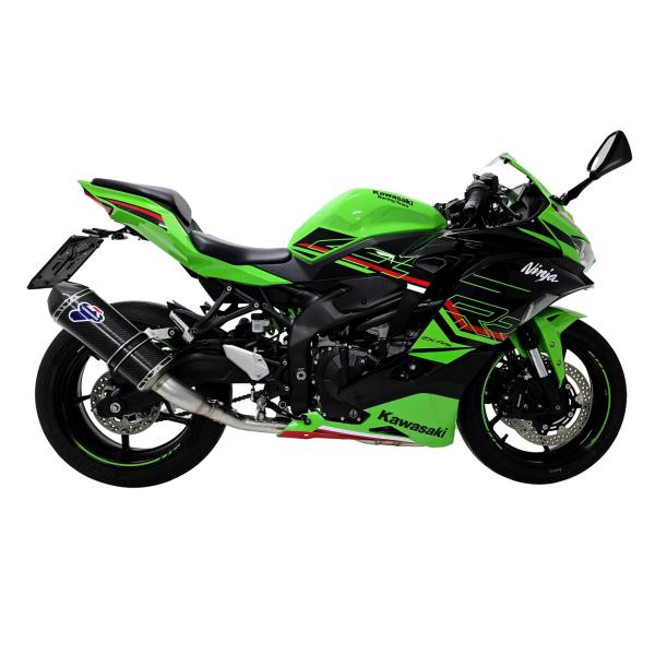 TERMIGNONI カワサキ・ZX-4RR  フルエキゾースト ブラックチタニウムサイレンサー (...