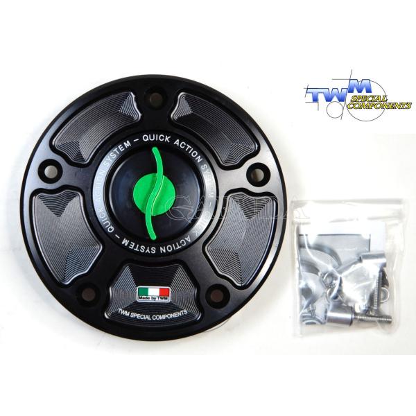 TKPR02 TWMタンクキャップ/KAWASAKI 5穴(00-06)用/クイックTYPE