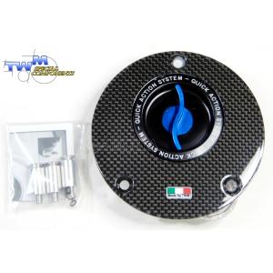 TYFP01]TWM【カーボン】タンクキャップ YAMAHA用 クイックtype :275