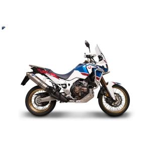 テルミニョーニ H149 スリップオンサイレンサー HONDA CRF1000Lアフリカツイン チタン/ステンレス｜garudaonlinestore