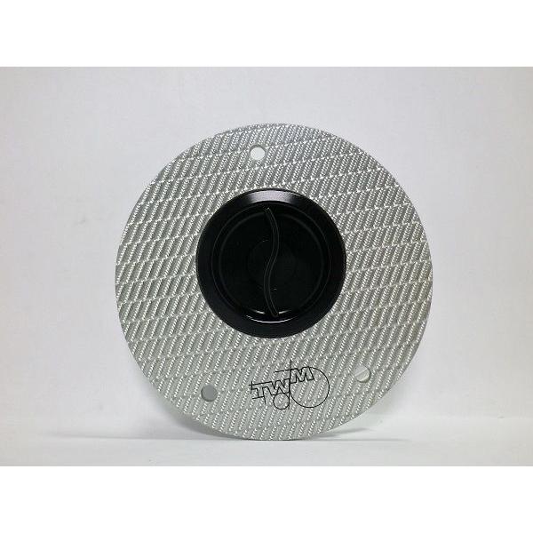 TKP02SF TWMタンクキャップ【 シルバーファイバー】KAWASAKI 5H用　クイックTYP...