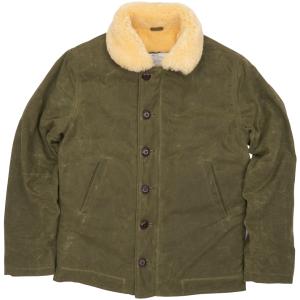 Dehen 1920(デーヘン) N-1 デッキ ジャケット オリーブ メンズ Loden / Gold アメリカ製 Deck Jacket｜garyu