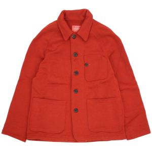 Dehen 1920(デーヘン) ニット チョア コート レッド メンズ Knit Chore Coat Centennial Forster Red｜garyu