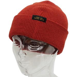 Dehen 1920(デーヘン) Made In USA ウール ニット ウォッチ キャップ レッド メンズ アメリカ製 Wool Knit Watch Cap Foster Red｜garyu