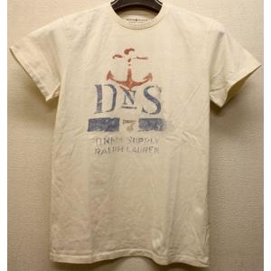 ラルフ DENIM&SUPPLY デニム&サプライ アンカー&ロゴプリント Tシャツ オフ｜garyu