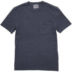 FAHERTY BRAND (ファリティ ブランド) Sunwashed オーガニックコットン ポケット Tシャツ ガーメントダイ ネイビー メンズ Dune Navy｜garyu