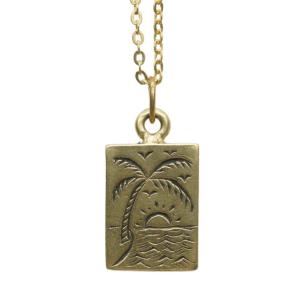 LHN Jewelry(エルエイチエヌ ジュエリー) ハンドメイド パラダイス ネックレス メンズ レディース ユニセックス 真鍮製 Paradise Necklace Brass｜garyu