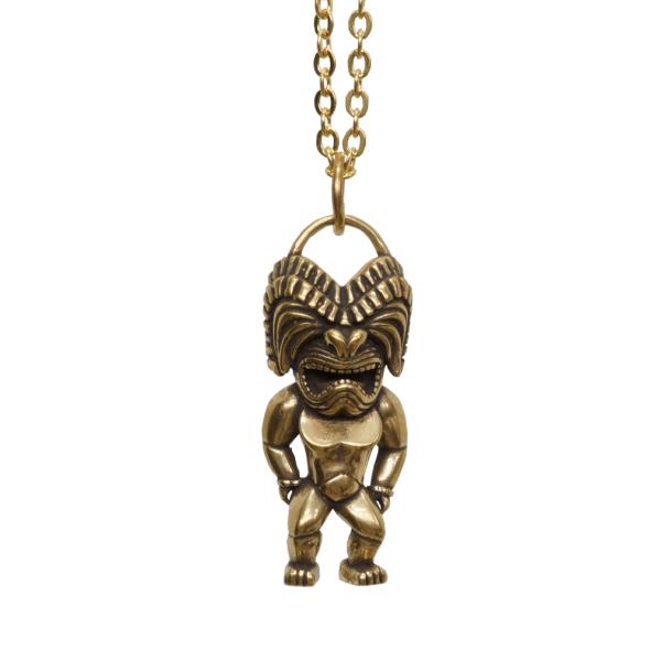 LHN Jewelry(エルエイチエヌ ジュエリー) アメリカ製 Tiki Man ネックレス 真鍮...